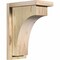 Ekena Millwork Huntington Rough Sawn Corbel w/Backplate, Douglas Fir, 6"W x 10"D x 14"H COR06X10X14HUN01RDF - alternate 1